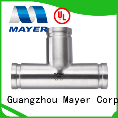 Mayer Wholesale grooved fitting factory gas pipeline
