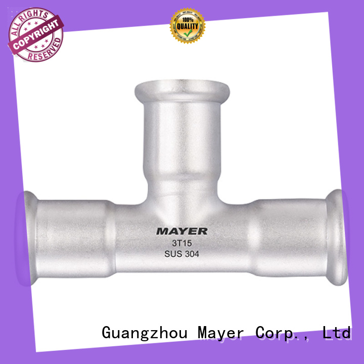 high quality branch tee factory gas supply