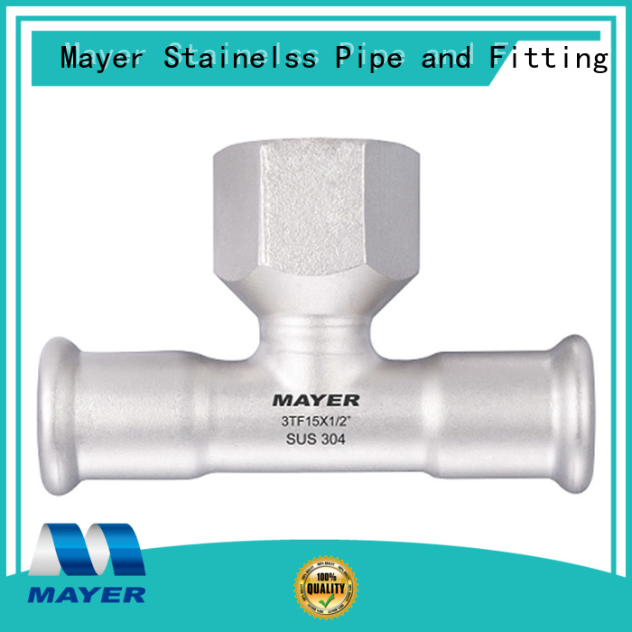 Mayer branch tee fitting supplier gas supply