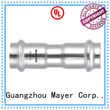 Mayer water stainless steel pipe coupling supply cold and hot water supply