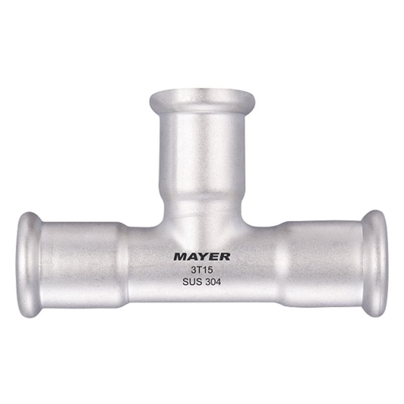 Mayer press stainless steel tee fittings company gas supply-2