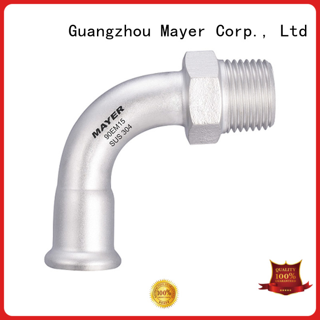 Mayer equal fitting elbow factory industrial oil pipe system