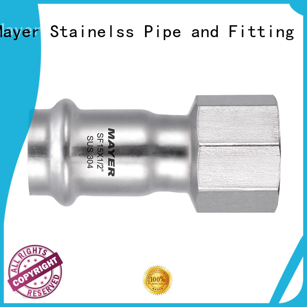 Mayer 304316l press coupling factory gas supply