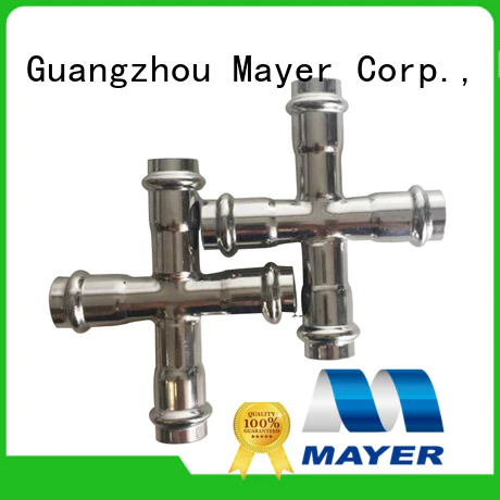 Mayer Latest cross fitting suppliers cold and hot water supply