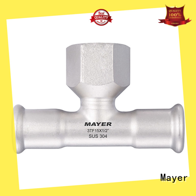 Mayer fitting branch tee fitting supply water supply