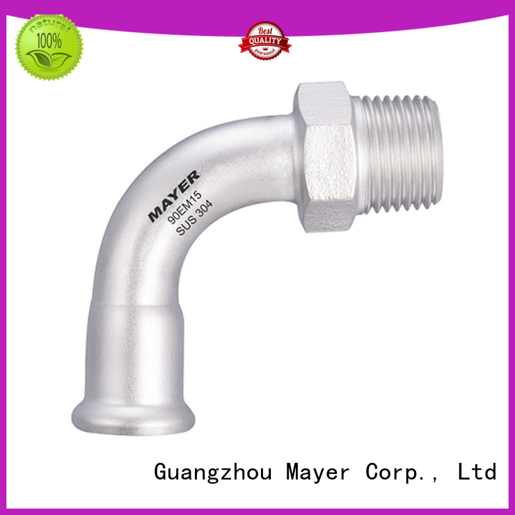 Mayer degrees elbow pipe fitting for business heating system