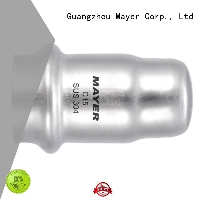 Mayer New end cap stainless steel suppliers gas pipeline