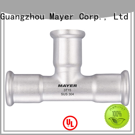stainless steel female tee water supply Mayer