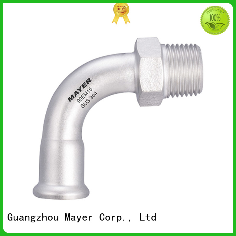 Mayer High-quality elbow pipe fitting factory tap water system
