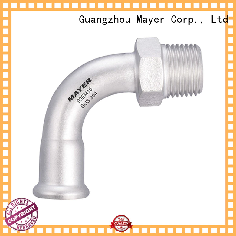 Mayer equal elbow fitting company steam system