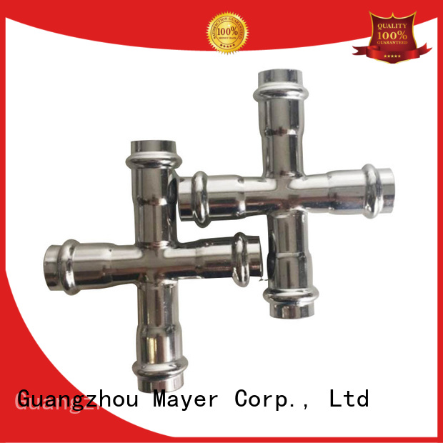 Mayer stainless cross tee fitting for sale HAVC