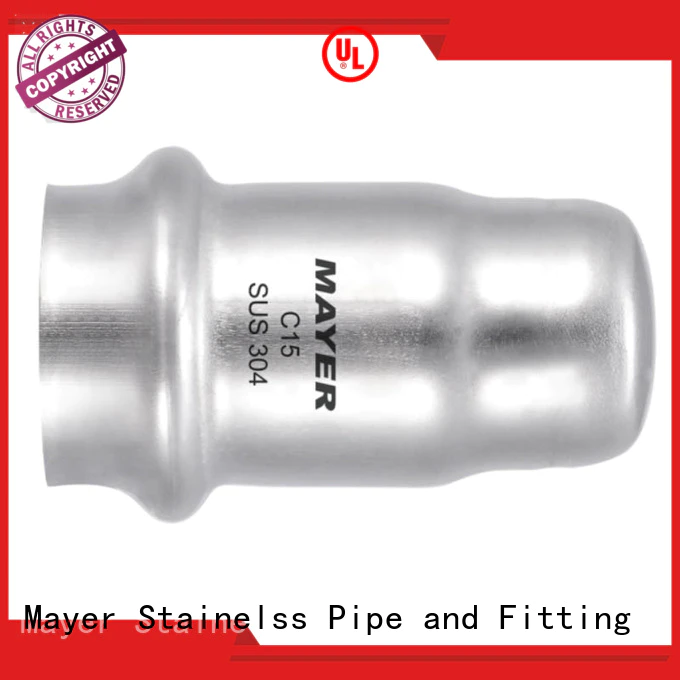 Mayer Top stainless pipe cap suppliers water pipeline