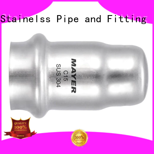Custom stainless steel cap stainless company water pipeline