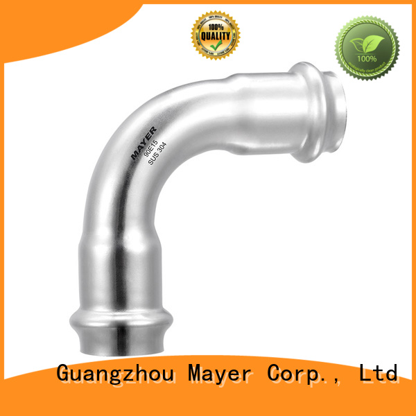 Mayer Latest elbow pipe fitting factory potable water system