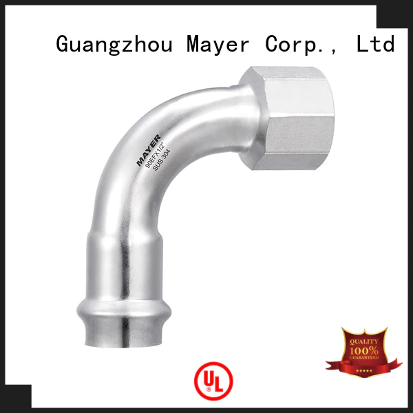 Mayer Top elbow pipe fitting supply steam system