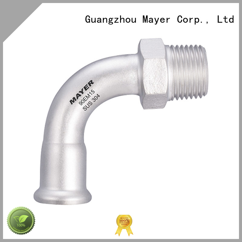 Mayer New elbow pipe fitting suppliers steam system