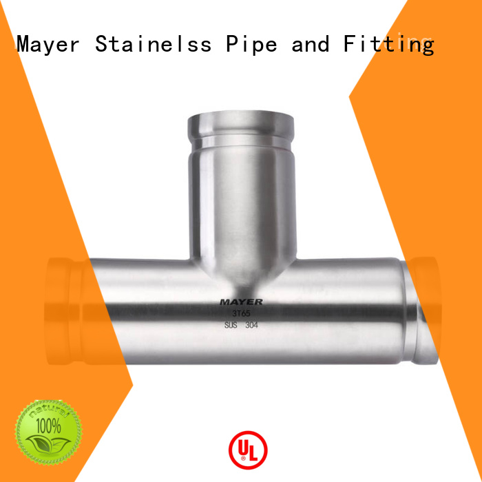 Custom stainless steel grooved fittings steel company water pipeline