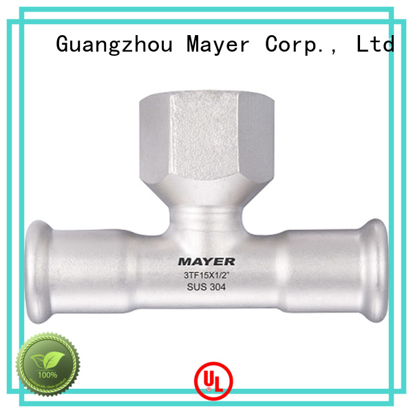 Wholesale branch tee fitting thread manufacturers gas supply