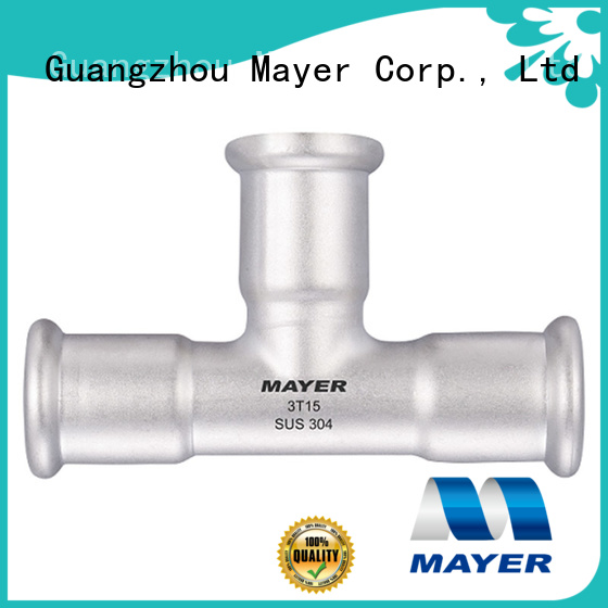 Mayer High-quality tee stainless steel for business water supply