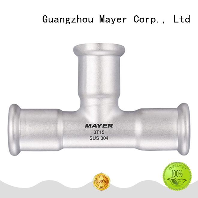 Mayer High-quality tee pipe fitting suppliers gas supply