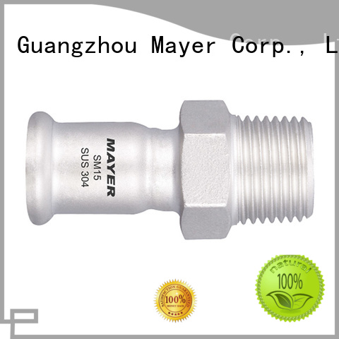 Mayer Custom press coupling supply cold and hot water supply