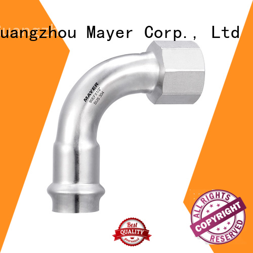 Mayer equal elbow pipe fitting for sale heating system