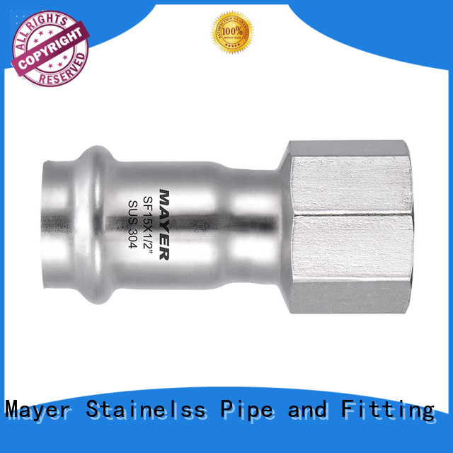 Mayer durable pipe coupling custom design gas supply