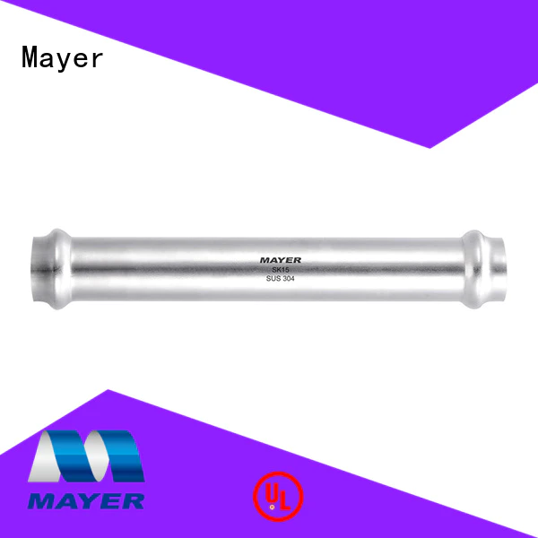 Mayer online stainless press fittings gas supply