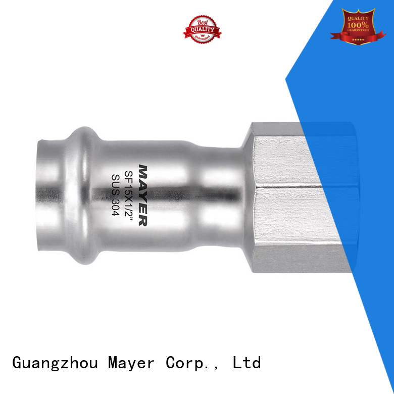 Mayer press press fit coupling for business cold and hot water supply
