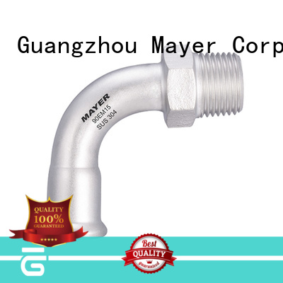 Mayer elbow elbow pipe fitting for business tap water system