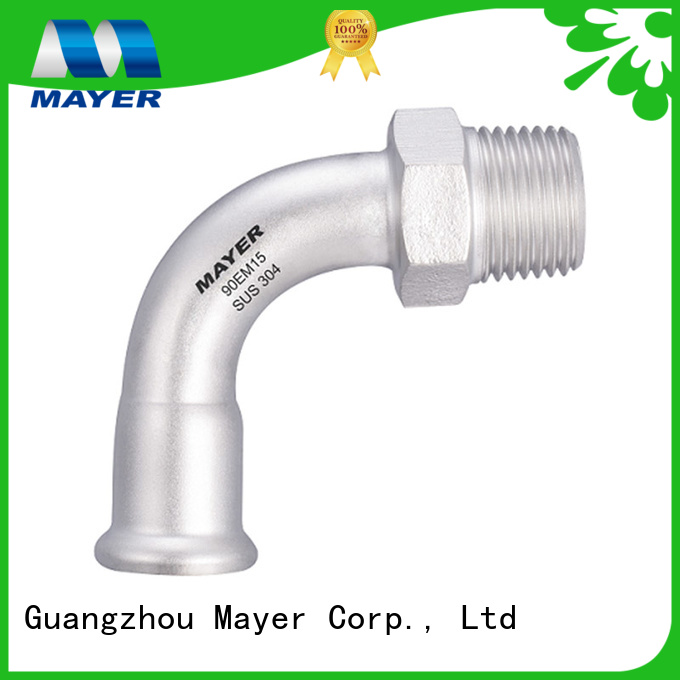 Mayer cost-effective elbow fitting custom design industrial gas pipe system