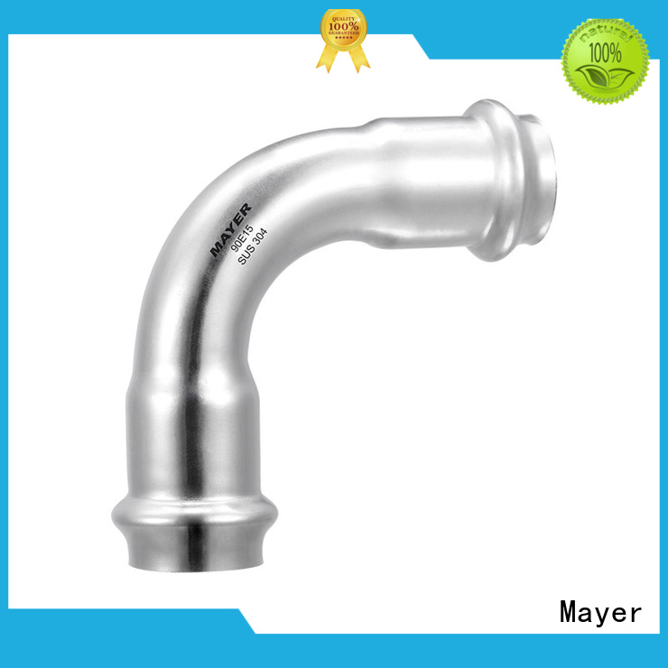 Mayer equal elbow fitting suppliers industrial gas pipe system