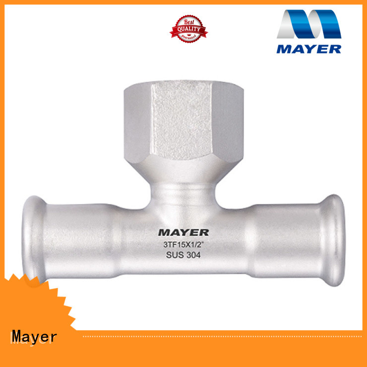 Mayer pipe branch tee for business gas supply