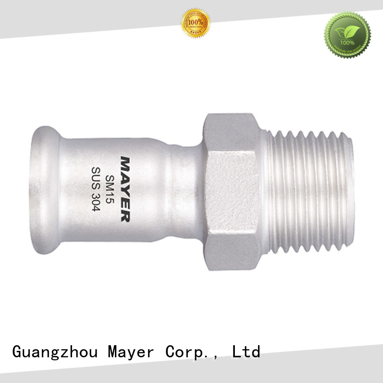 stainless steel pipe coupling food industry Mayer