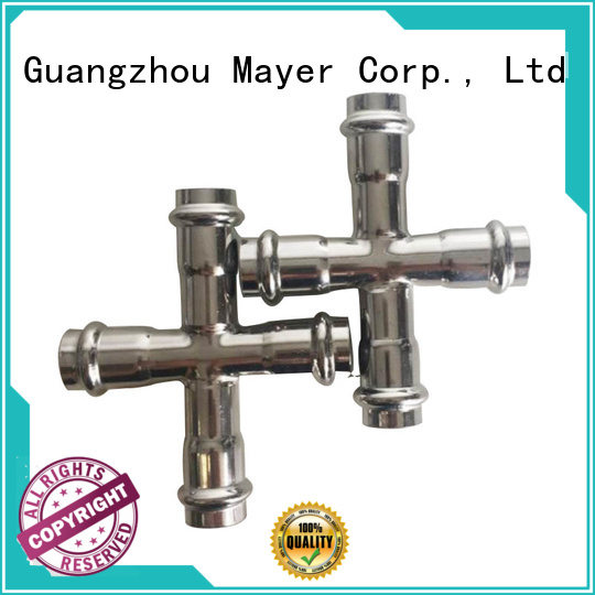 Mayer cross fitting products cold and hot water supply