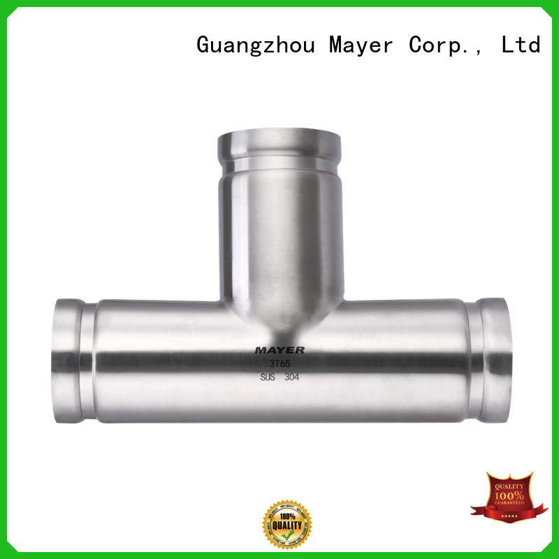Mayer steel grooved pipe fittings supply gas pipeline