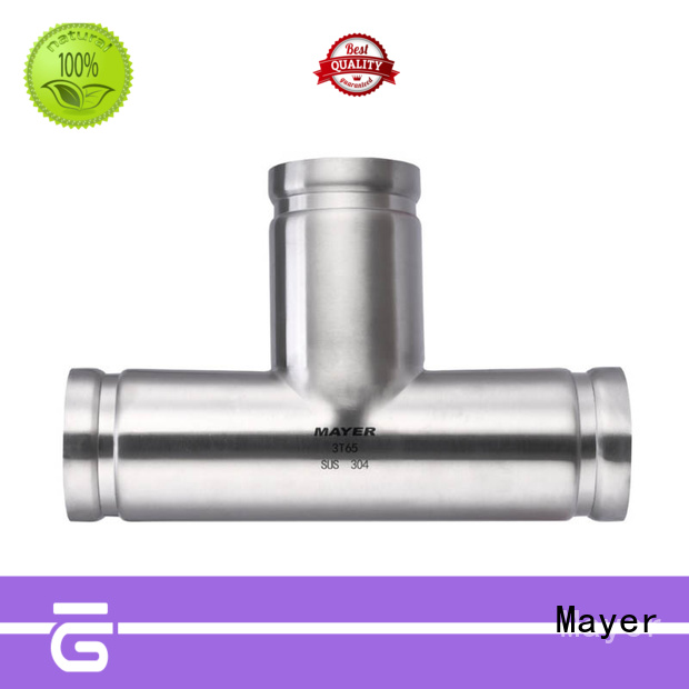 Mayer New stainless steel grooved pipe fittings supply water pipeline