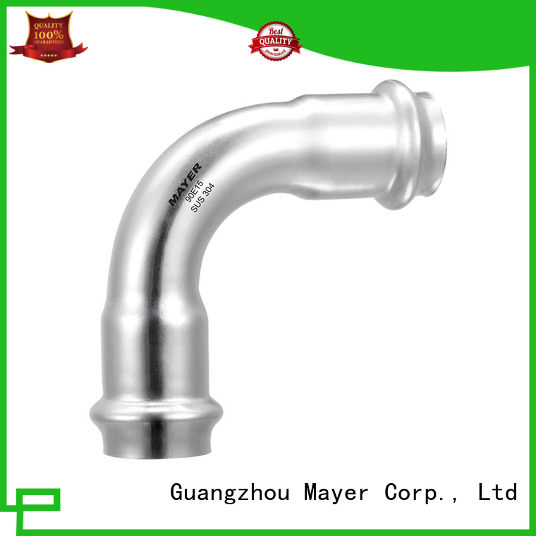 Mayer cost saved fitting elbow custom design industrial oil pipe system