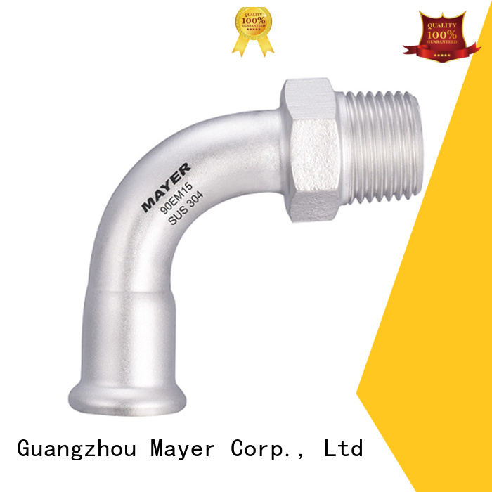Mayer best stainless steel elbow suppliers tap water system