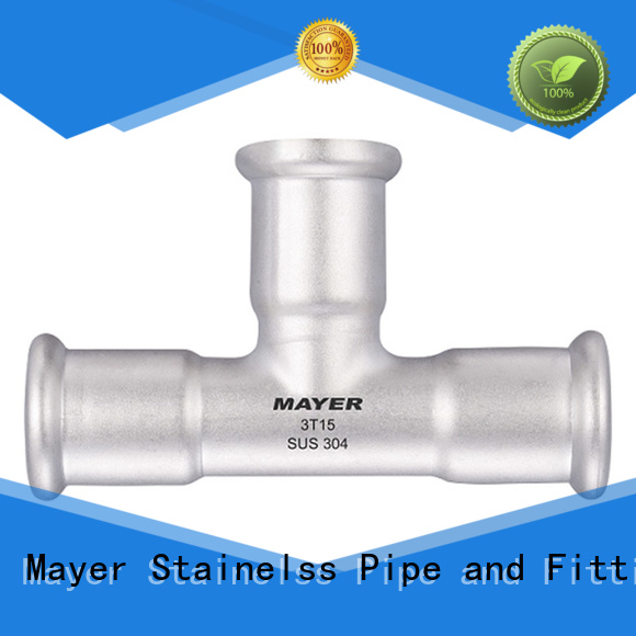 Mayer tee tee pipe fitting suppliers water supply