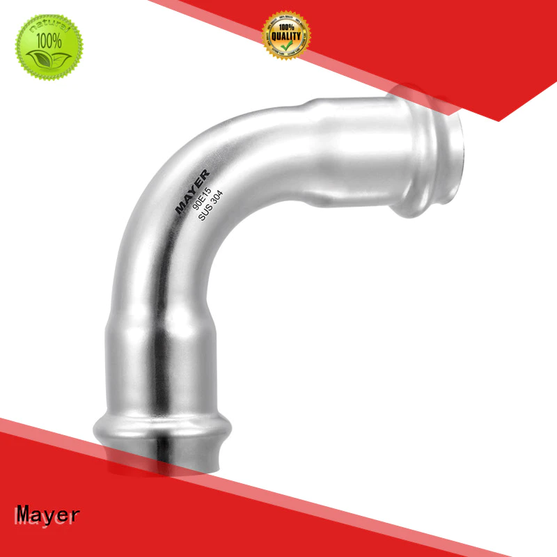 elbow pipe fitting manufacturer potable water system Mayer