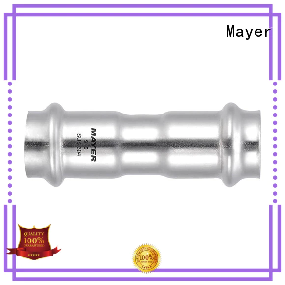 Mayer New stainless steel coupling for business gas supply