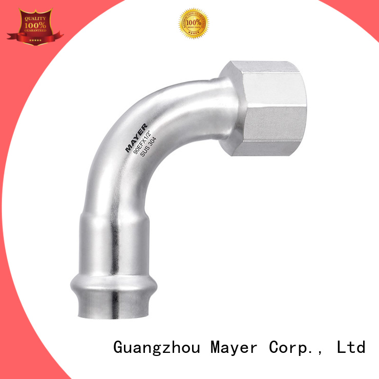 Mayer steel elbow pipe fitting factory heating system