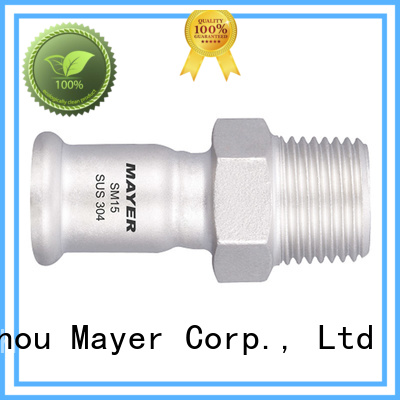 Mayer adapter press coupling supply food industry