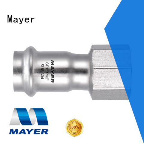 Mayer top stainless coupling cold and hot water supply