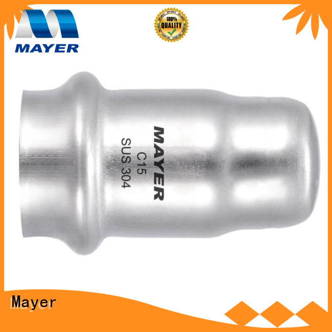 Mayer stainless stainless pipe cap supply gas pipeline