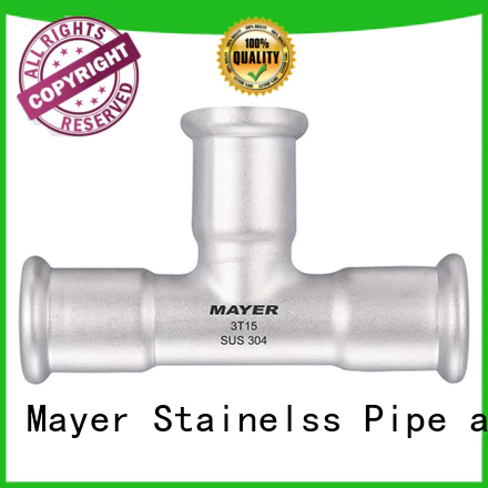 Mayer Best stainless steel tee fittings manufacturers gas supply
