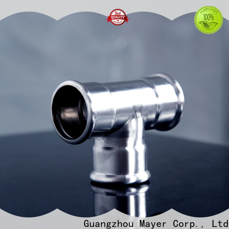 Mayer steel branch tee fitting suppliers gas supply