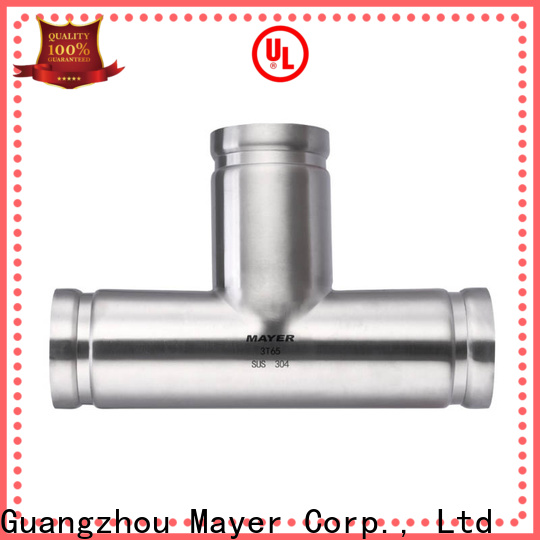Top stainless steel grooved fittings stainless for business water pipeline
