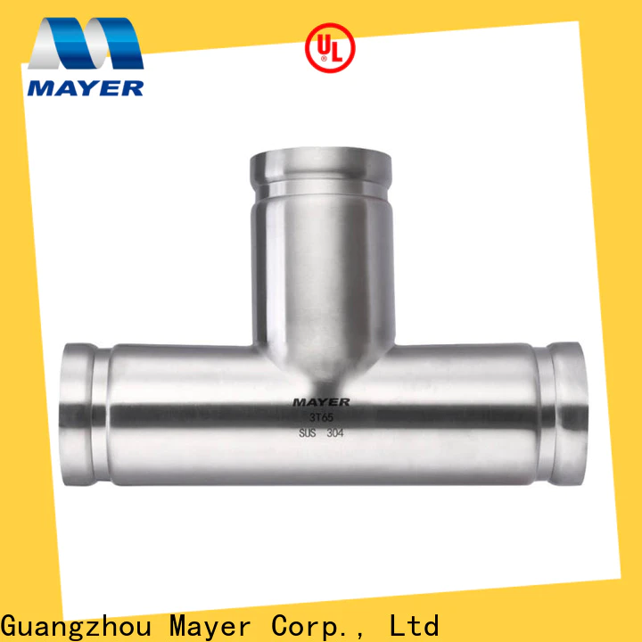 Latest stainless steel grooved fittings grooved suppliers gas pipeline